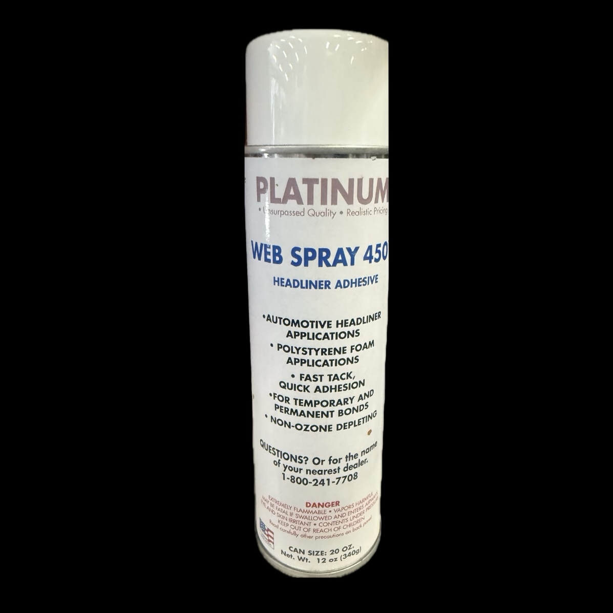 Adhesive Platinum 450 high temp. headliner adhes.
